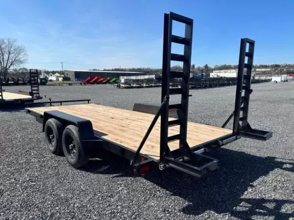 BWise 7x18 Low Profile LE Equipment Trailer Ladder Ramps - Image 5