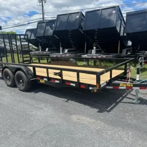 Big Tex 7x18 Landscape Utility Trailer 10K Heavy Duty Ramp