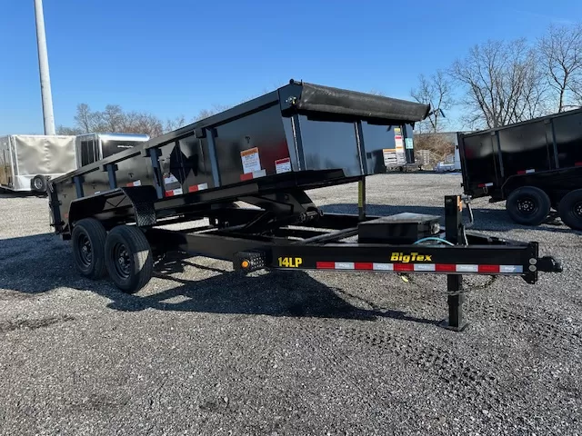 Big Tex 7x16 Low Profile Dump Trailer Scissor Lift - Image 3