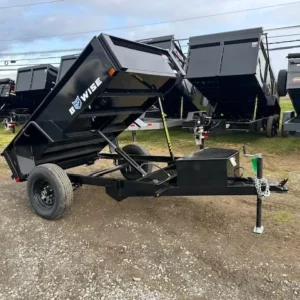 BWise 5x8 Dump Trailer 5K Spreader Gate