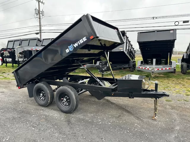 BWise 6x10 Deckover Dump Trailer 10K Spreader Gate - Image 2