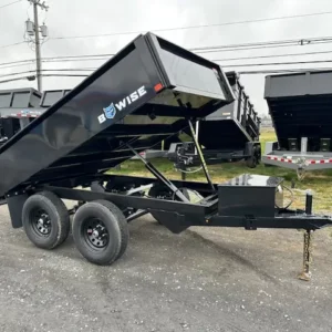 BWise 6x10 Deckover Dump Trailer 10K Spreader Gate