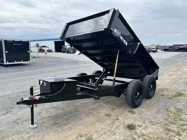 BWise 6x10 Low Profile Dump Trailer 6K Axles - Image 3