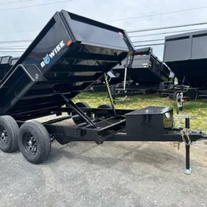 BWise 6x10 Low Profile Dump Trailer 6K Axles