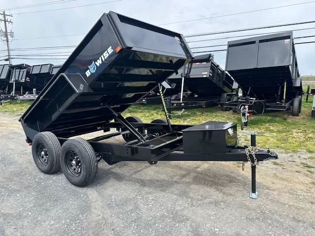 BWise 6x10 Low Profile Dump Trailer 6K Axles