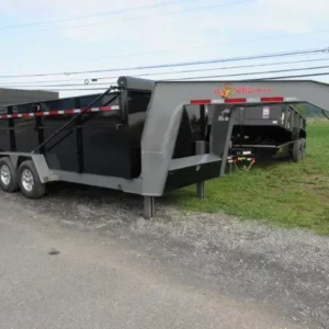 BWise 7x16 Heavy Duty Gooseneck Dump Ultimate Dump Trailer