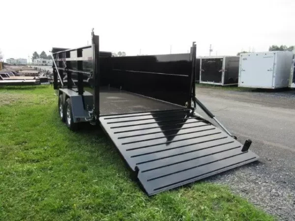 BWise 7x16 Heavy Duty Gooseneck Dump Ultimate Dump Trailer - Image 12