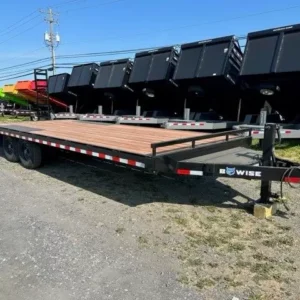 BWise 8.5x24 Deckover Equipment Trailer Ladder Ramps