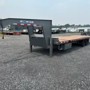 BWise 8x28 Gooseneck Deckover Equipment Trailer