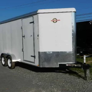 Carry On 7x16 Enclosed V-Nose Cargo Trailer