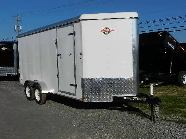 Carry On 7x16 Enclosed V-Nose Cargo Trailer