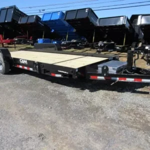 CAM Superline 7x21 Low Profile Equipment Trailer Split Tilt