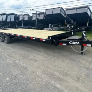 CAM Superline 8x25 Deckover Equipment Trailer Super Ramps