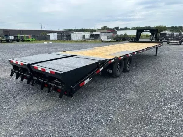 CAM Superline 8x30 Gooseneck Deckover Equipment Trailer - Image 5