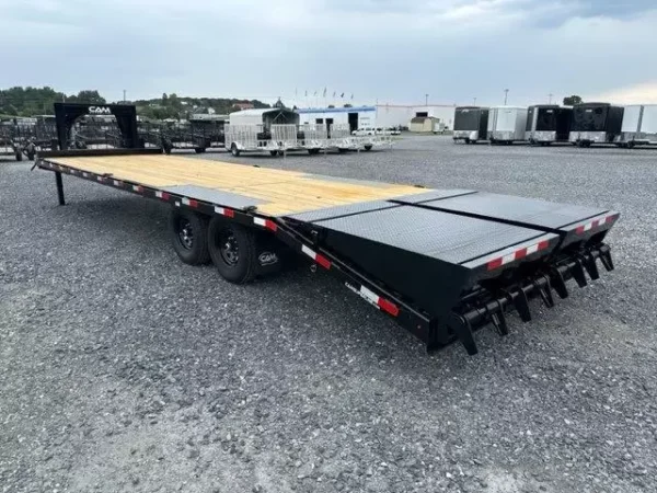 CAM Superline 8x30 Gooseneck Deckover Equipment Trailer - Image 3
