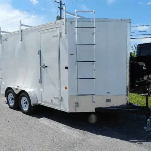 Car Mate 7x12 V-Nose Enclosed Trailer