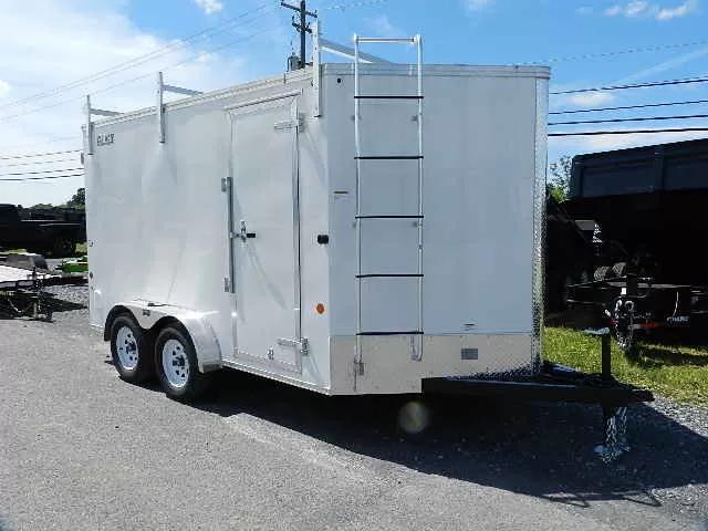 Car Mate 7x12 V-Nose Enclosed Trailer