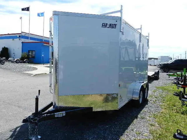 Car Mate 7x12 V-Nose Enclosed Trailer - Image 6