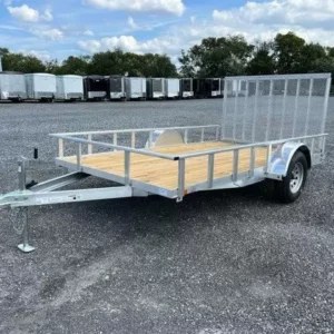Carry-On 7x12 Aluminum Landscape Utility Trailer – Rear Gate
