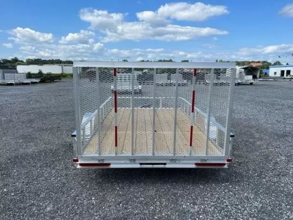 Carry-On 7x12 Aluminum Landscape Utility Trailer – Rear Gate - Image 3