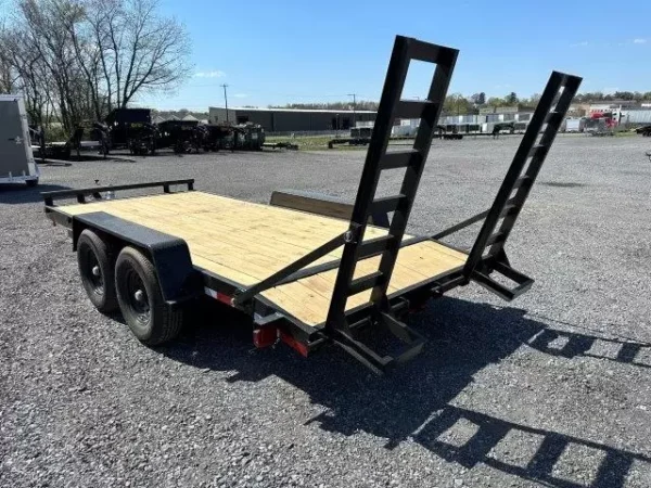 Carry On 7x16 Equipment Trailer Ladder Ramps - Image 2