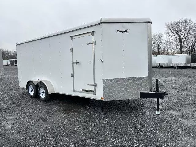 Carry On 7x18 Enclosed V-Nose Cargo Trailer