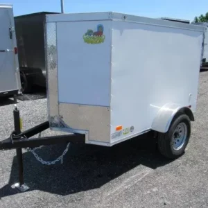 Covered Wagon 4x6 Enclosed Cargo Trailer