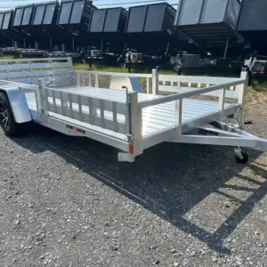 Sport Haven 7x14 Aluminum Utility Trailer – Side ATV Ramps