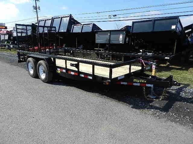 Big Tex 7x18 Heavy Duty Landscape Trailer Split Gate