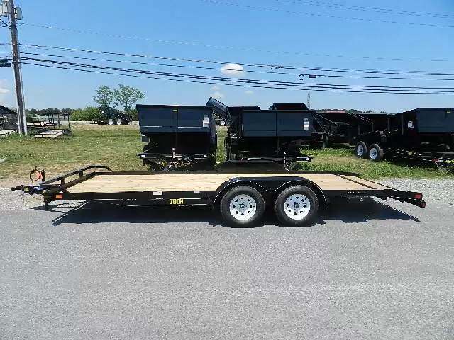 Big Tex 7x20 Open Car Hauler Slide Out Ramps - Image 4