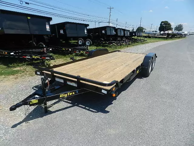 Big Tex 7x20 Open Car Hauler Slide Out Ramps - Image 5