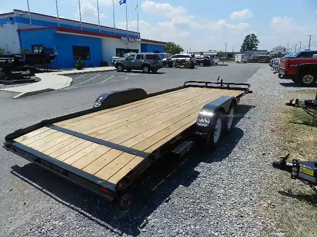 Big Tex 7x20 Open Car Hauler Slide Out Ramps - Image 2