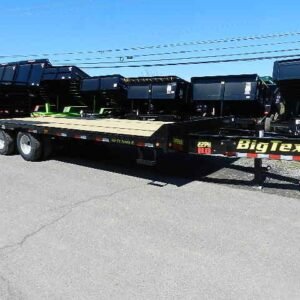 Big Tex 8.5x25 Heavy Duty Deckover Equipment Trailer Mega Ramps