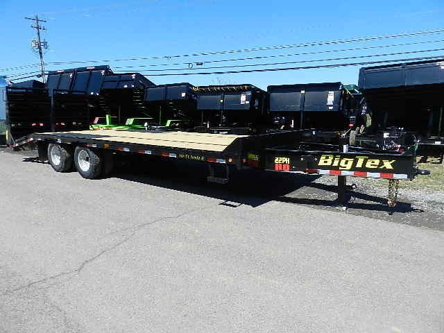 Big Tex 8.5x25 Heavy Duty Deckover Equipment Trailer Mega Ramps