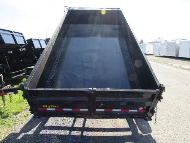 Big Tex 7x14 Low Profile Dump Trailer Scissor Lift - Image 3