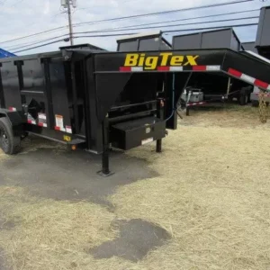 Big Tex 7x14 Gooseneck Dump Trailer Solid High Sides