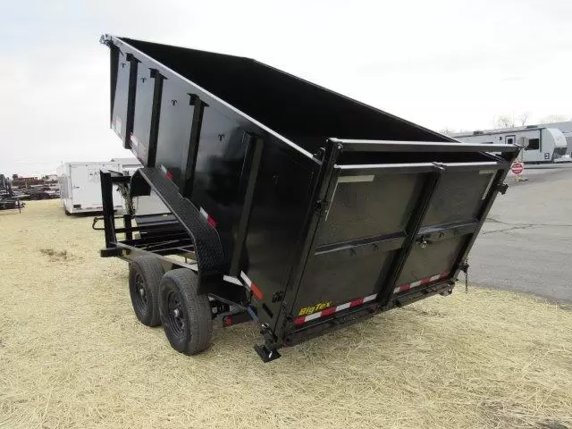 Big Tex 7x14 Gooseneck Dump Trailer Solid High Sides - Image 2