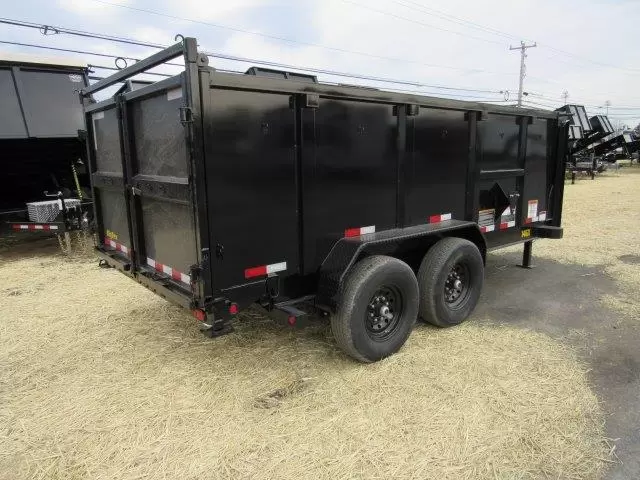 Big Tex 7x14 Gooseneck Dump Trailer Solid High Sides - Image 3
