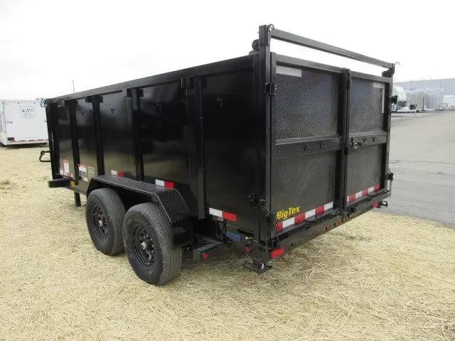 Big Tex 7x14 Gooseneck Dump Trailer Solid High Sides - Image 5