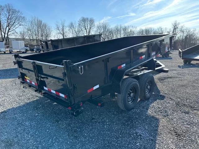 Big Tex 7x16 Low Profile Dump Trailer Scissor Lift - Image 2