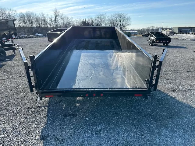 Big Tex 7x16 Low Profile Dump Trailer Scissor Lift - Image 5