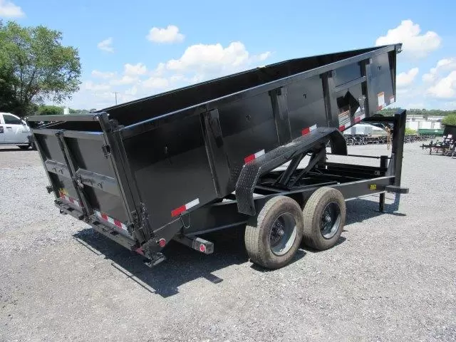 Big Tex 7x16 Gooseneck Dump Trailer 10K Axles - Image 4