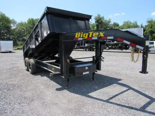Big Tex 7x16 Gooseneck Dump Trailer 10K Axles