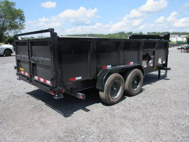 Big Tex 7x16 Gooseneck Dump Trailer 10K Axles - Image 8