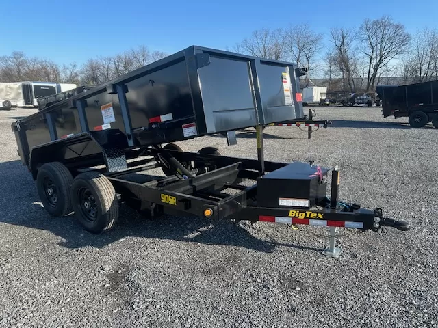 Big Tex 6x12 Low Profile Dump Trailer Slide Out Ramps