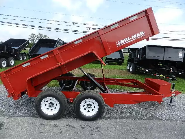 BWise 6x12 Dump Trailer 10K Spreader Gate - Image 5