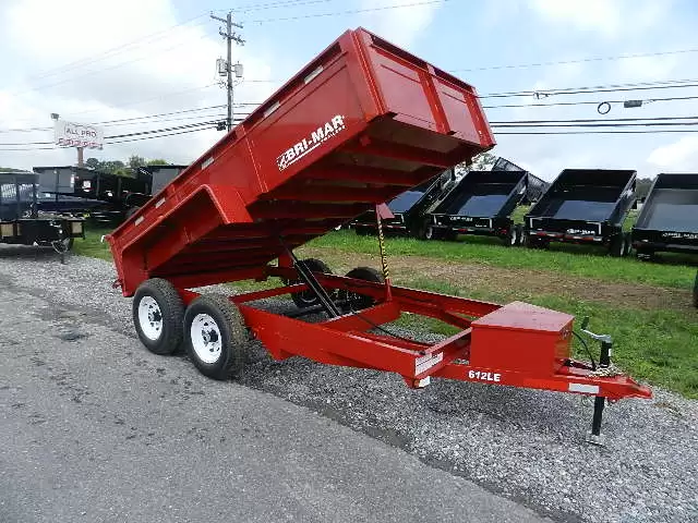 BWise 6x12 Dump Trailer 10K Spreader Gate