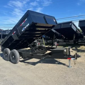BWise 7x12 Low Profile Dump Trailer Ladder Ramps