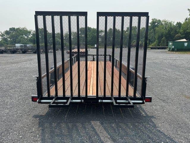 BWise 7x18 Equipment Trailer Split Landscape Ramp - Image 3