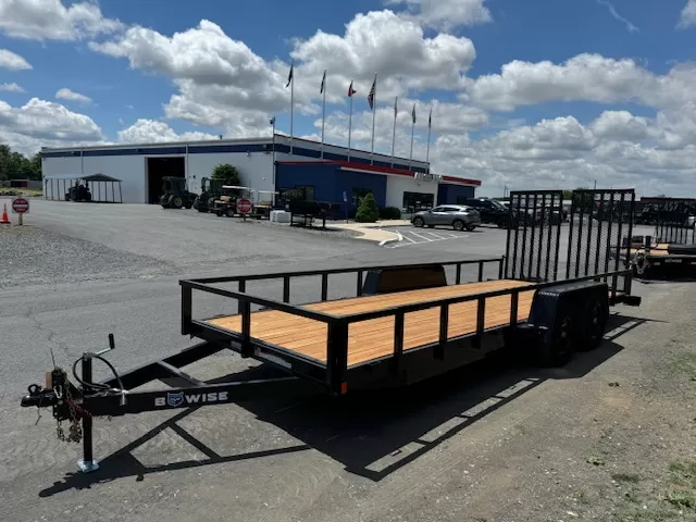 BWise 7x20 Low Profile Equipment Trailer Landscape Ramp - Image 3